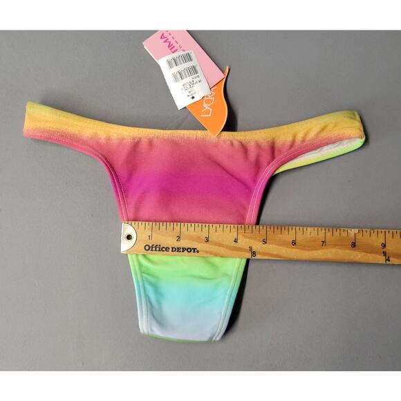 Cia Maritima Bikini Swimsuit Womens Small 38 Top Bottom Brazilian Beach Swimwear - Picture 10 of 16